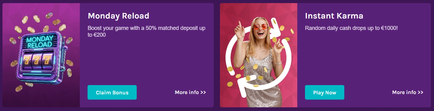 Betti Casino ongoing promotions and reloads