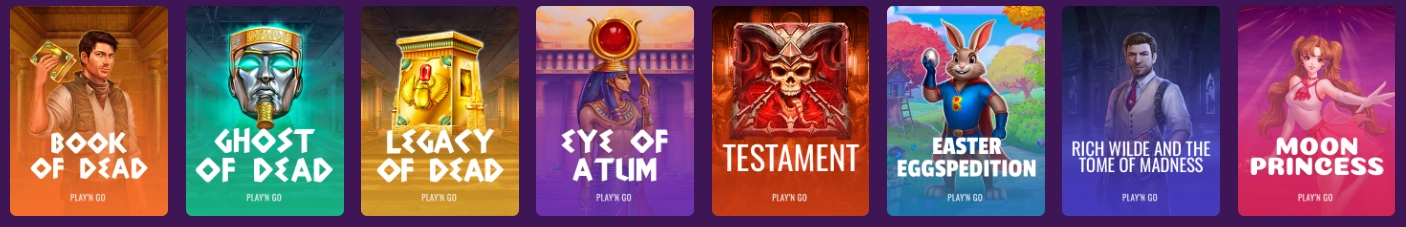 Popular casino games at Betti Casino